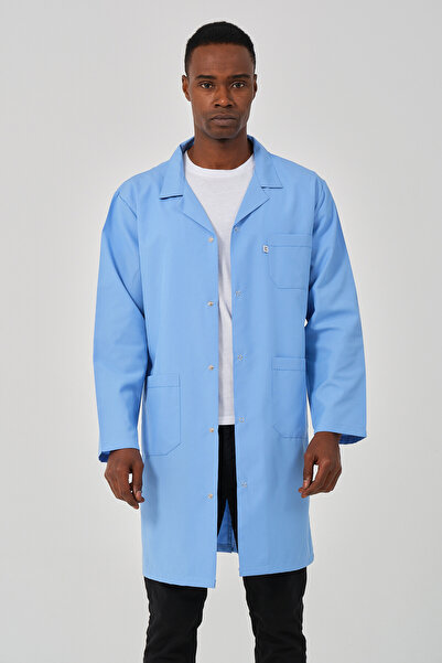 Bebe Mavisi Laboratuvar Önlüğü, Atolye Önlüğü Lab Coat