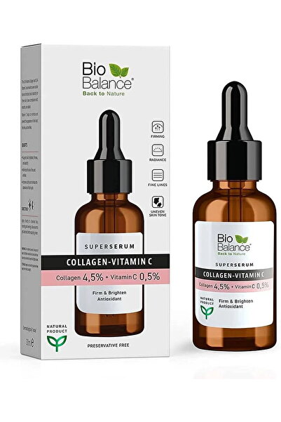 Biobalance Bio Balance, Collagen-Vitamin C, Firming & Brightening, Day & Nigh...