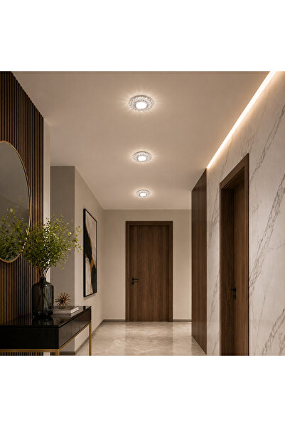 Alessandro DESIGN Spot LED ORBITA, 5W, Rotund, Lumina Rece + RGB, Alb, Rasina...