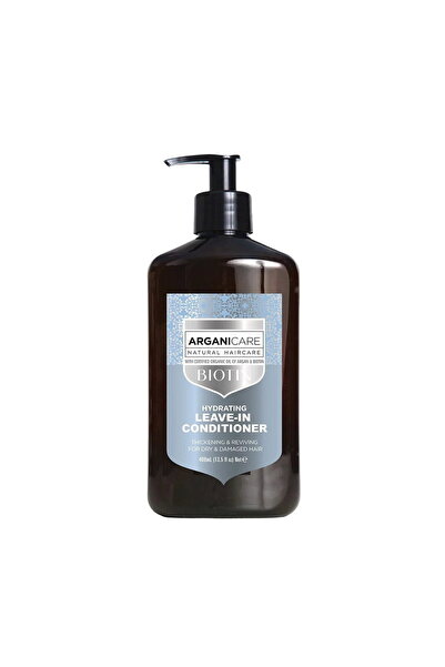 Arganicare Biotină, Balsam fără clătire pentru păr, Revitalizant, 400 ml