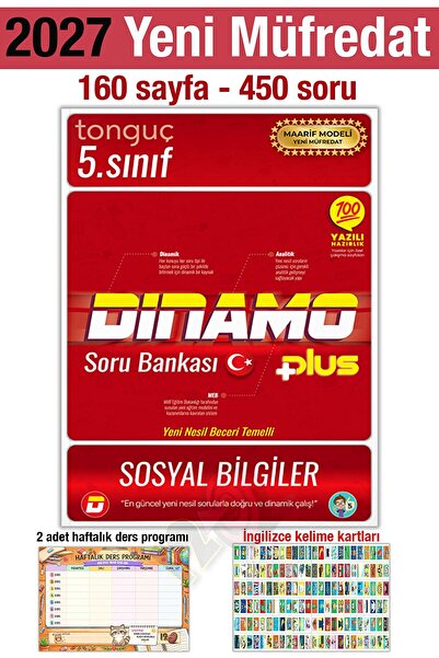 Tonguç Yayınları 5. Sınıf 2027 Sosyal Bilgiler Dinamo Soru Bankası