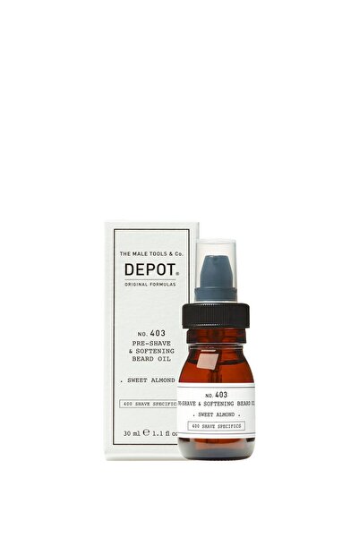 DEPOT , 400 Shave Specifics Nr. 403, Migdale dulci, Ulei emolient înainte de ...