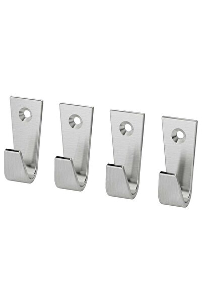 IKEA Wall Hooks, Nickel-Plated, 5 cm, 4 Pack