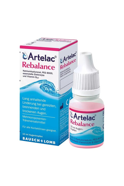 Bausch & Lomb , Artelac Rebalance, Protects Dry Eyes, Ophthalmic Gel, 10 ml