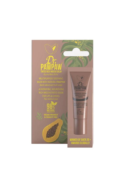 Dr. PAWPAW Multifuncțional, Balsam pentru buze și obraji 2-în-1, Mocha bogat,...