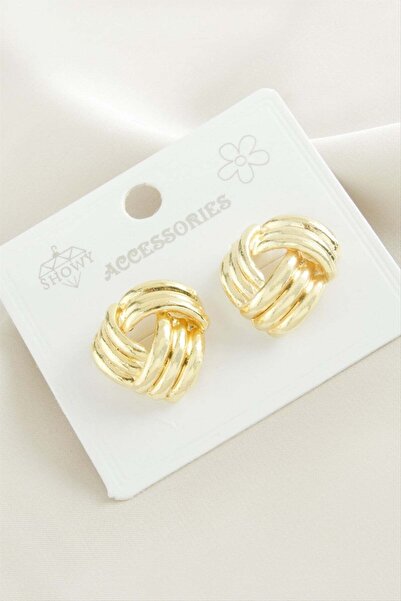 TakÇalıştır Braided Metal Earrings