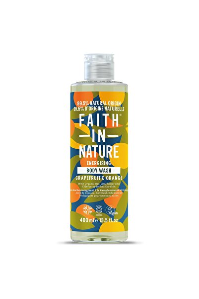 Faith In Nature Grapefruit și Portocală, Curățare și Revigorare, Gel de duș, ...
