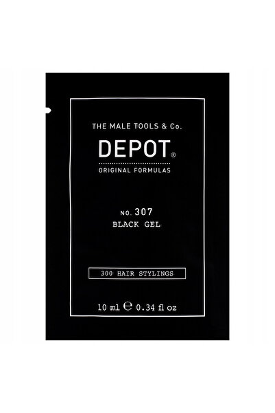 DEPOT , 300 Hair Stylings No. 307 Black, Botanical Complex, Hair Styling Gel,...