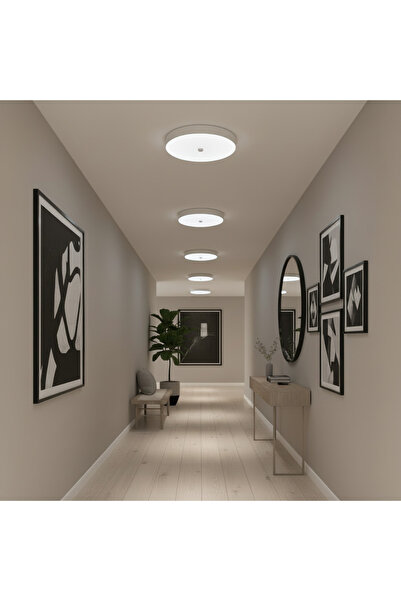 Alessandro DESIGN Plafoniera LED PL8001, D22cm, IP44, 8W, Lumina Rece 6000k, ...