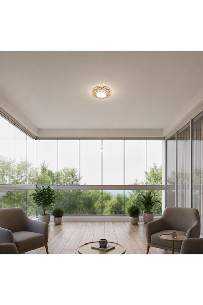 Alessandro DESIGN Spot LED ORBITA, 5W, Rotund, Lumina Rece/ Calda, Bronz Anti...