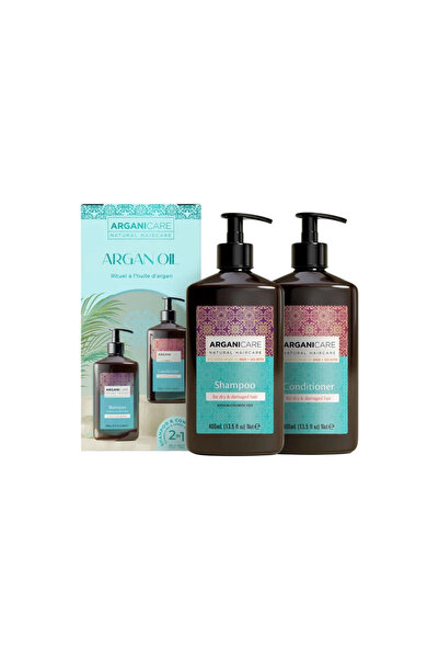 Arganicare Set Arganicare: Ulei de Argan și Unt de Shea, Șampon pentru păr, R...
