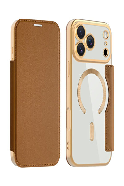 AUDIOX MagFlip Chrome » iPhone 17 Pro Max - Husa MagBook, RFID protect, Leath...