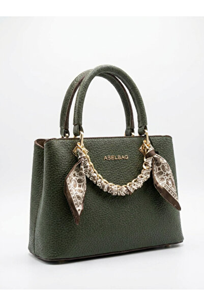 Çanta Trend Women's Chain Detailed Scarf Shoulder Bag
