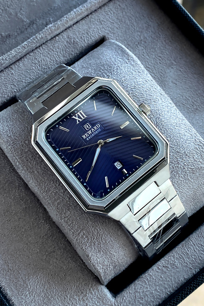 Reward Original Men's Wristwatch Waterproof Steel Band Gift with Box