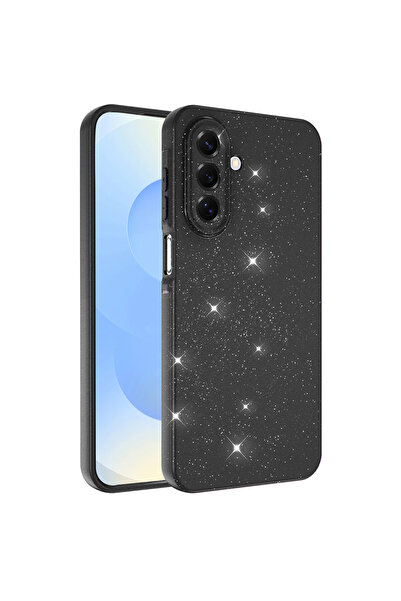 aldtelekom Galaxy A17 Kılıf Kamera Korumalı Simli Silikon Üstün Koruma