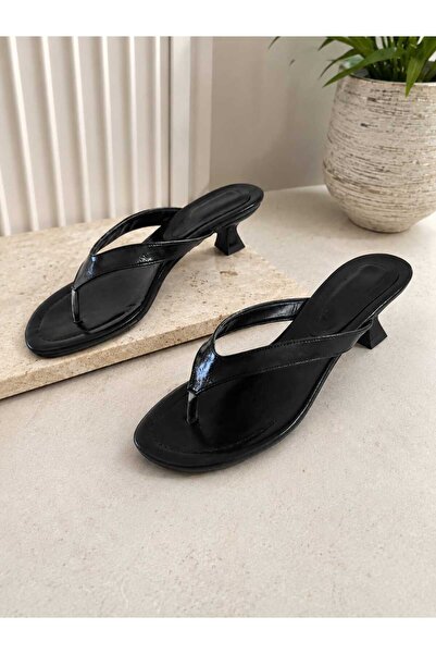 NewQueens Round Toe Women's Heeled Slippers with Flip-Flop Pads, Supported Or...