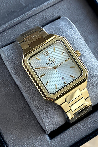 Reward Original Men's Wristwatch Waterproof Steel Band Gift with Box