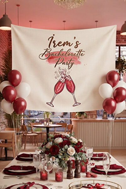 viramagnet Kişiye Özel Tasarım Ham Bez Kumaştan Bekarlığa Veda bachelorette p...