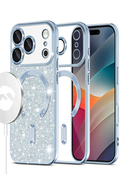 AUDIOX MagSparks Case » iPhone 17 Pro Max, Glitter, Dual Layer, Lens Cover