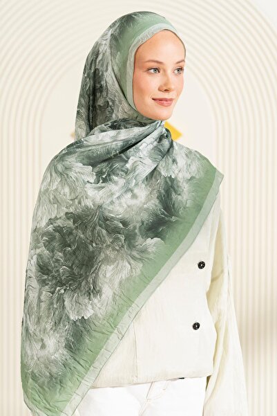 JAWEL Patterned Crinkled Textured Bloom Soft Shawl