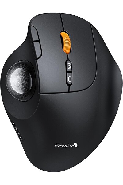 ProtoArc Wireless Bluetooth Trackball Mouse, EM02 Two Adjustable Angle Ergono...