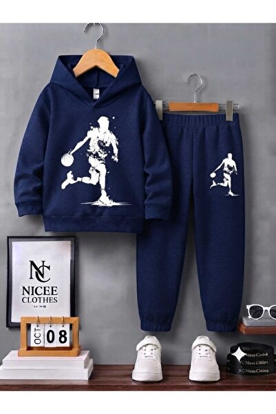 NC Nicee Clothes LEPA ODEĆA UNISEKS TRENERKA SET (BELA ZIMSKA ODEĆA SA ŠTAMPO...