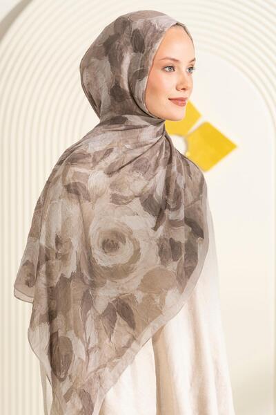 JAWEL Digital Crinkled Textured Bamboo Shawl Herakleia