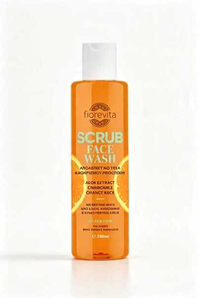 Fiorevita Gel de curățare exfoliant pentru față Fiore Vita Scrub Face Wash, c...