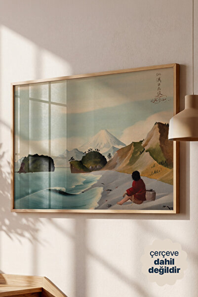 Persona Istanbul Shiba Kōkan "Shichirigahama Sahili" - Japon Sanatı Posteri (...