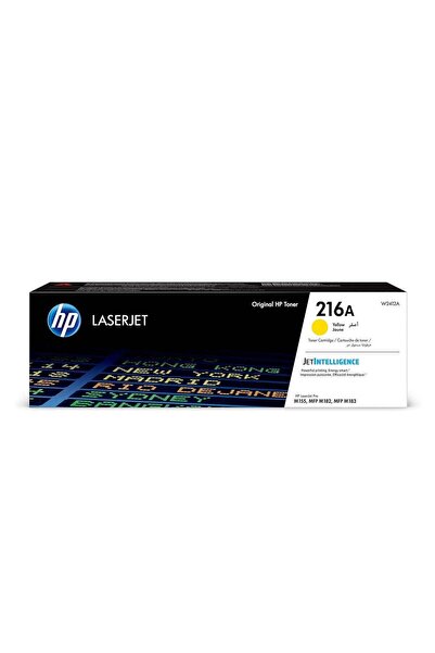 HP 216A Yellow Original LaserJet Toner Cartridge, Yellow, Single Pack W2412A