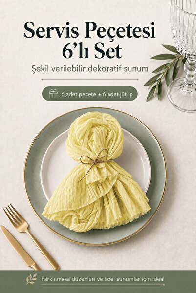 Soft Kare Bohemian Dinner Napkin Set of 6 for Special Occasions – 40×40 cm