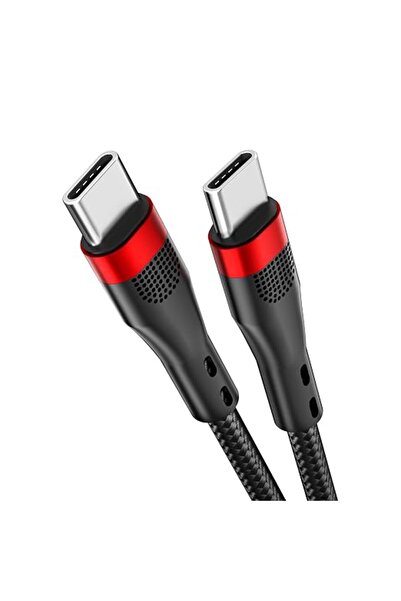 GENERAL كابل USB C إلى USB C من Bestwish بقوة 60 واط، 3 قطع بطول 3 أقدام، كاب...