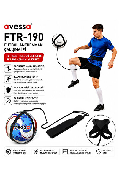 AVESSA FTR-190 Futbol Antrenman Çalışma İpi - Ayarlanabilir Kemer - Dayanıklı...