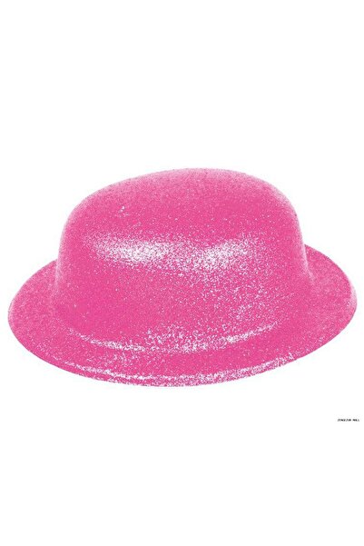 ZERO LAND Zngzrmll Pink Color Glitter Melon Round Party Hat (214945) 24X26 cm