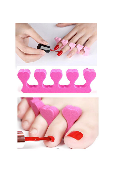 pınaxar 5Pcs Pedicure Hand Foot Finger Separator Nail Painting Soft Foam Foot...