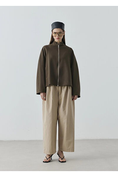MODA AKSA 2121 SELECTİON FERMUARLI BOMBER CEKET KOYU HAKİ