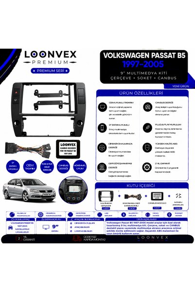 LOONVEX Premium for Volkswagen Passat B7 / Cc 2011-2014 10 Inch Multimedia Fr...