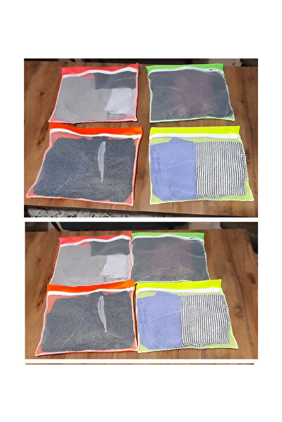 pınaxar 4 Pieces 4 Colors Find Organizer - Zippered Suitcase Organizer