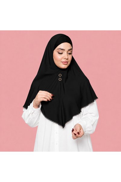 Linda Hijab Ladies Plain Silk Hijab – Elegant Solid Color Modest Headscarf wi...