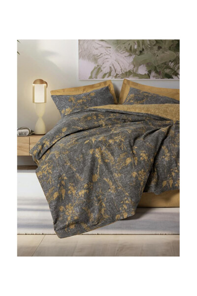 pınaxar Dual Single Bed Set Yadawa Mustard 8680108078426