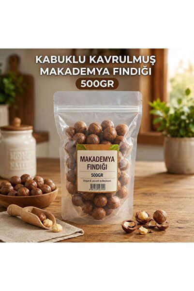 Barazil Kabuklu Kavrulmuş Makademya Fındığı 500GR