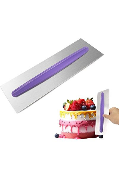 TERRIFI Stainless Steel Cake Smoother and Scraper Tool for Buttercream Decora...