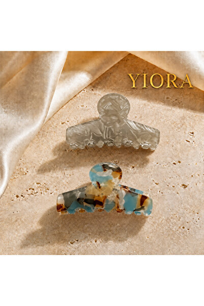 yiora Set of 2 Bone Hairpin Clips 5.5 cm – Strong Hold That Doesn'T Damage Ha...