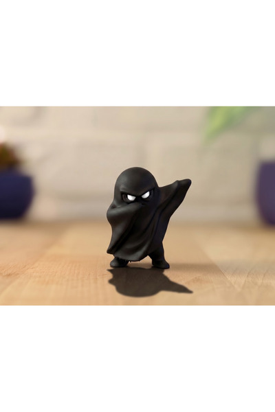 Ghost Figür, 3D Baskı Ghost Biblosu, Kitaplık, Gamer Dekorasyonu Ghost Figürü, 7cm