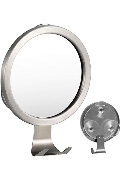 MIXDE Shower Mirror Fogless for Shaving- with 3 Suctions, Anti Fog Mirror for...