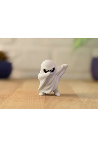 Ghost Figür, 3D Baskı Ghost Biblosu, Kitaplık, Gamer Dekorasyonu Ghost Figürü, 7cm