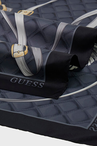 Guess Desenli 90X90 Eşarp AW5535POL03 Kadın EŞARP AW5535 POL03 BLO
