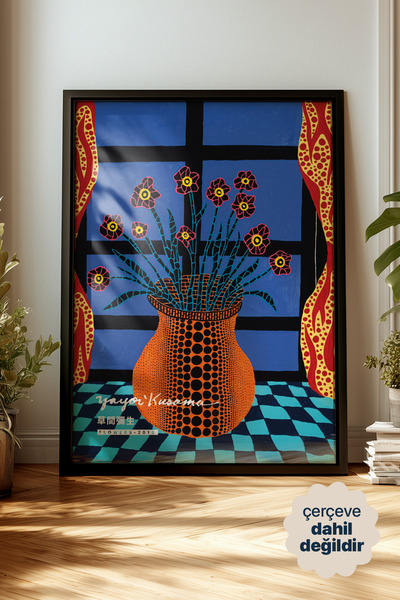 Persona Istanbul Yayoi Kusama "Window" - Modern Sanat Posteri (Çerçevesiz)