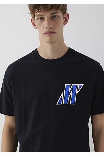 Mavi M0620058 Pro Printed Men's T-Shirt Black