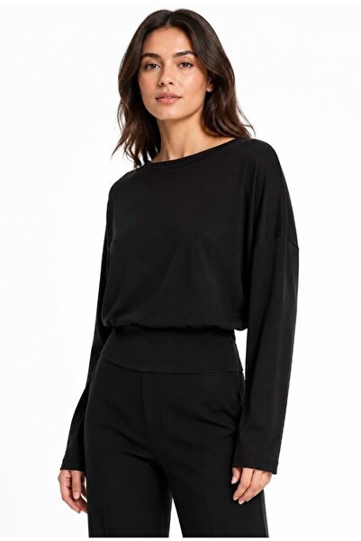 Mavi M1620088 Premium Combed Cotton T-Shirt Women's T-Shirt Black